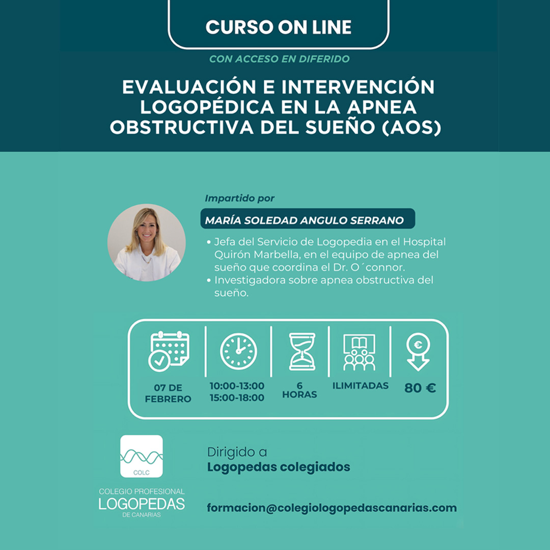 Evaluación e intervención logopédica en la apnea obstructiva del sueño