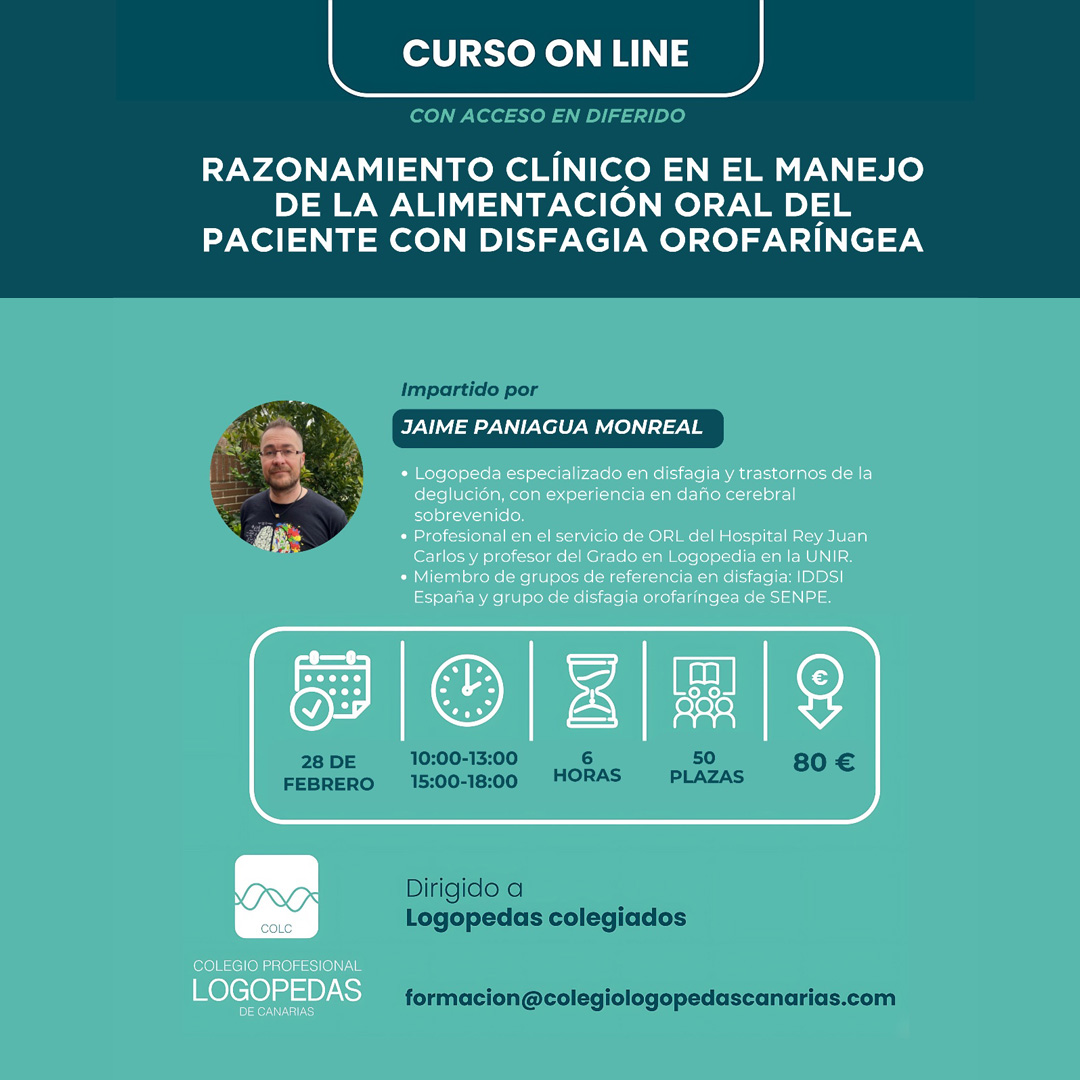 Razonamiento clínico en el manejo de la alimentación oral del paciente con disfagia orofaríngea
