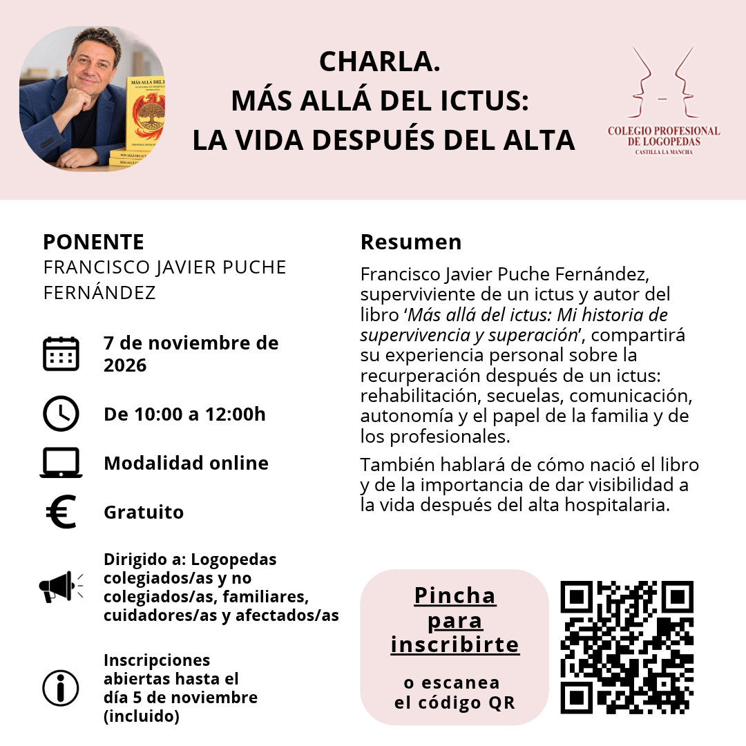 CHARLA. MÁS ALLÁ DEL ICTUS: LA VIDA DESPUÉS DEL ALTA